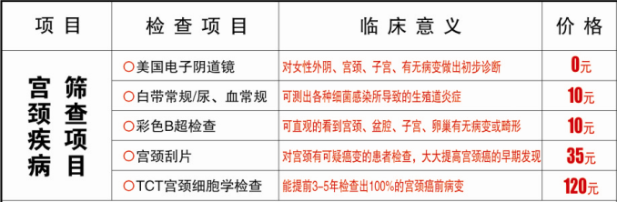 检查项目